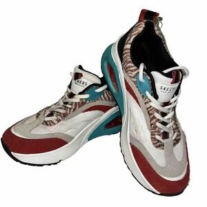 Sketchers Uno Wildly High LA Women Wedge Platform Sneakers Air Cooled 9